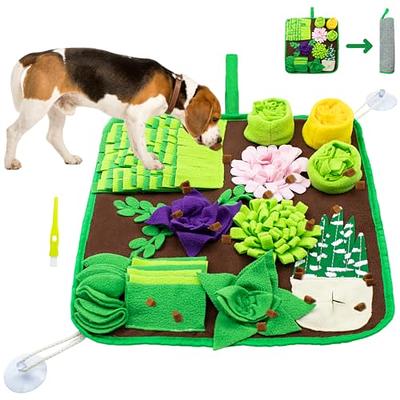 AWOOF Pet Snuffle Mat for Dogs, Interactive Feed Game for Boredom,  Encourages Natural Foraging Skills for Cats Dogs Bowl Travel Use, Dog Treat  Dispenser Indoor Outdoor Stress Relief