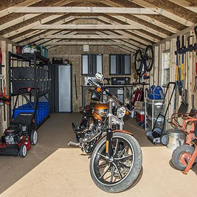 Erie Tools TLPB60 60 Parts Bin Shelving Organize with Plastic Bins for  Garage, Shop, and Home Storage