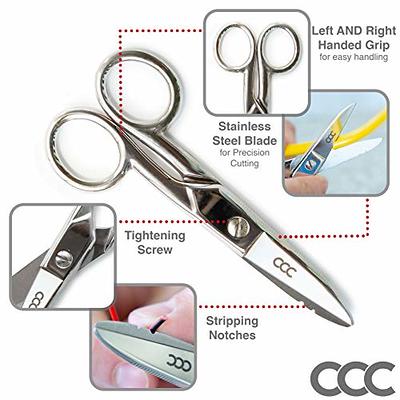 Electrician Scissors 5.25 for Cutting & Stripping Wire
