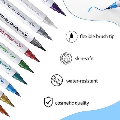 Buy Temporary Tattoo Body Markers for Skin with 10 Tattoo Pen and