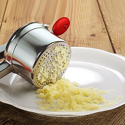  Press Kitchen Fruit Potato Masher Crusher Hand Tool for Making  Mashed Potatoes Vegetables Stainless Steel Red (Red): Home & Kitchen