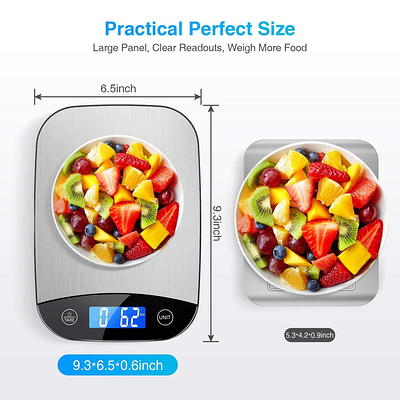 Household Multi-Function Kitchen Scale 22lb/10kg 0.1g Precision