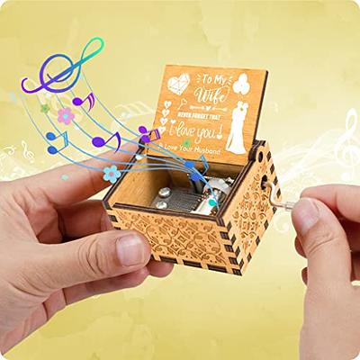 MissLiGarden Handmade Music Box, Vintage Wooden,Best Gifts for Wife Husband  Girlfriend Boyfriend Girl Boy Son Daughter, Anniversary, Birthday,  Valentine's Day… (That' S What Friends are for) : Amazon.in: Toys & Games