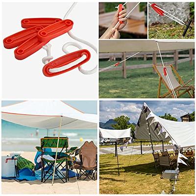 Adjustable Camping Tent Cord The Rope Buckle Set S Type Tensioners