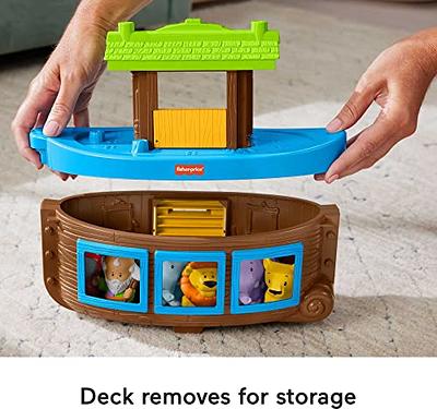 Fisher-Price Little People Toddler Toy Noah's Ark Playset with 12 Animals  and Noah Figure, Baptism Gift for Ages 1+ Years ( Exclusive)