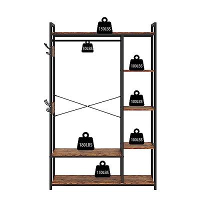 TOPIA HOME Storage Baskets for Shelves with Metal Frame, EXTRA LARGE,  2-Pack Closet Organizers and Storage Bins for Organization, Collapsible