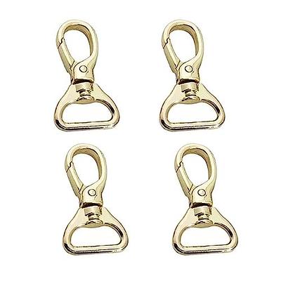 Rainbow Swivel Snap Metal Hook Buckle Oval Snap Hook Keychain With