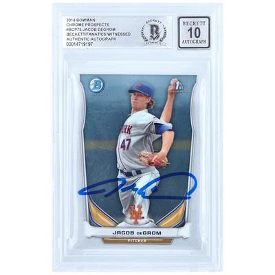 Luis Severino New York Yankees Autographed 2014 Bowman Chrome Prospects Refractor #CTP-38 Beckett Fanatics Witnessed Authenticated Rookie Card