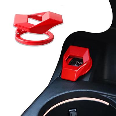 Universal Engine Start/Stop Button Cover, Car Power Control Zinc Alloy  Trim, Push to Start Button Cover Key Protective Cover, One Button Start Button  Cover Fit for Most Car Interior (Red) - Yahoo