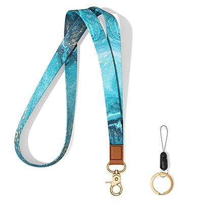 Hsxnam Neck Lanyard Key Chain, Long Lanyard Strap Keychain Holder