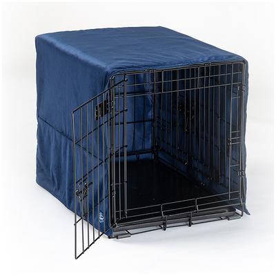 Diggs Groov Navy Ice Training Aid, Treat Dispensing Toy Dog Crate