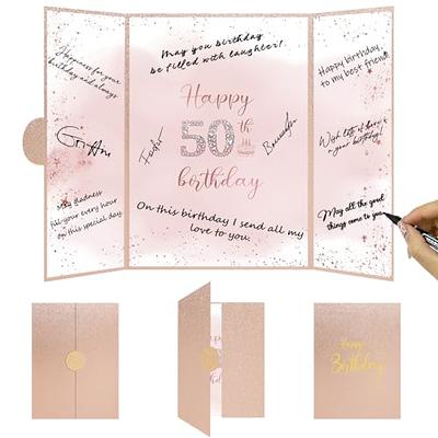 Happy 50th Birthday - Guest Book: Great for 50th Birthday