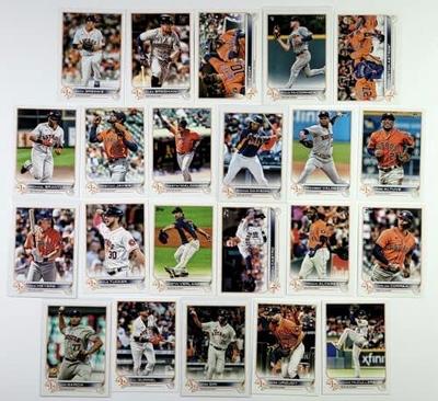 Houston Astros 2022 Topps Complete Mint Hand Collated 22 Card Team Set