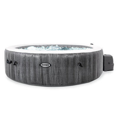 WEJOY Portable Hot Tub 61X61X26 Inch Air Jet Spa 2-3 Person Inflatable  Square Outdoor Heated Hot Tub Spa with 120 Bubble Jets, Grey - Yahoo  Shopping