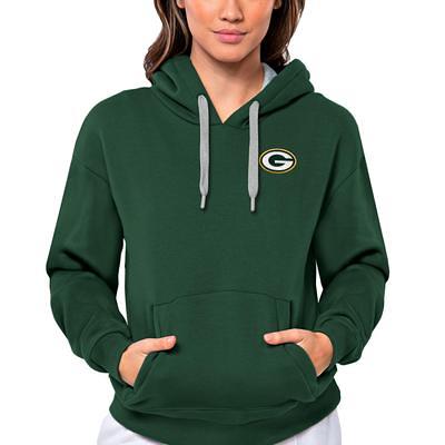 Green Bay Packers Antigua Victory Quarter-Zip Pullover Top - Black