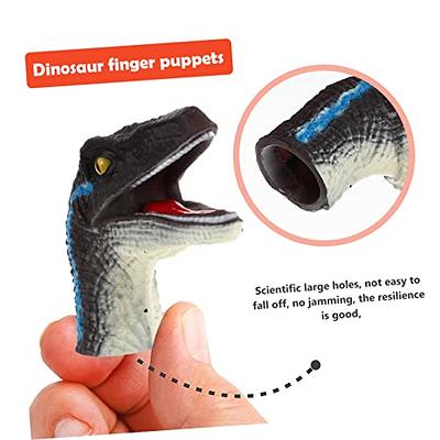 2 Stretchy Dinosaur Finger Puppet