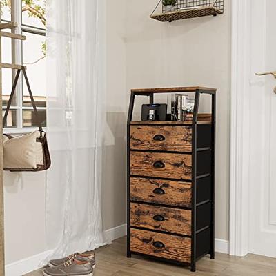 Metal Tall Dresser for Bedroom, 6 Drawers Dresser for Closet, Storage  Cabinet for Hallway, Entryway, Bedside Furniture, Storage Chest of Drawers  for Bedroom 