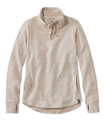 Women's L.L.Bean Cozy Mixed-Knit Pullover, Colorblock