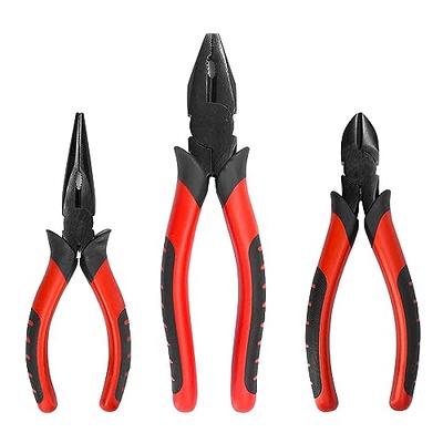 2Pcs Extra Long Needle Nose Pliers Precision Wire Plier Repair Tool (6-Inch)