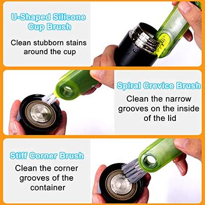 3 Pcs 3 In 1 Multipurpose Bottle Gap Cleaner Brush, Multi-functional  Insulation Cup Crevice Cleaning Tools