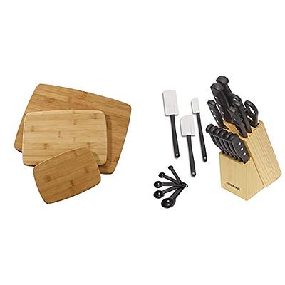 Schmidt Brothers - Zebra Wood, 7-Piece Knife Set, High-Carbon Stainless  Steel Cutlery with Zebra Wood and Acrylic Magnetic Knife Block and Knife