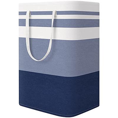 Clastyle 45L Cartoon Car Nursery Laundry Basket Blue Drawstring