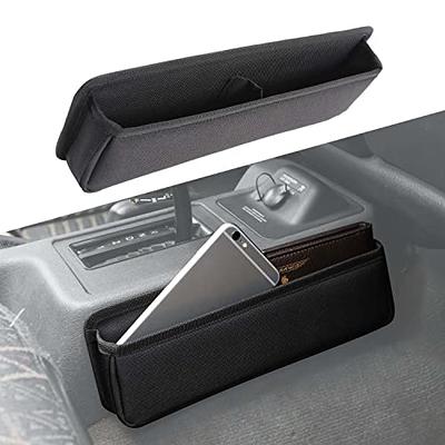 Car Seat Gap Filler Organizer Automotive Accessories Crevice Storage Pocket  Black Co pilot Side 