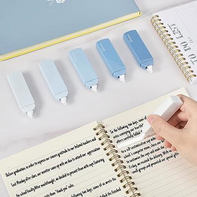 BITOSEE 2 in 1 White Out Correction Tape and Double Sided Tape Roller, Cute  Quick Dry Japan, with Permanent Adhesive Tape Runner,for School Office