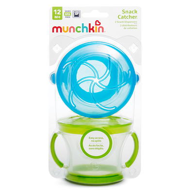 Munchkin Snack Catcher, 9 Ounce, 12+ Months, Color May Vary - 2 Count