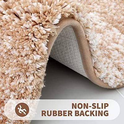 Super Absorbent Microfiber Bath Mat With Non-slip Backing - Soft