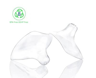 2pcs Breastfeeding Nipple Shield, Double Suction Cup Silicone Nipple Shield  Protector for Nursing Newborn, for Latch Difficulties or Flat or Inverted  Nipples - Yahoo Shopping