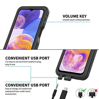For Samsung Galaxy A23 5G Case Waterproof Shockproof Underwater Full Body  Cover