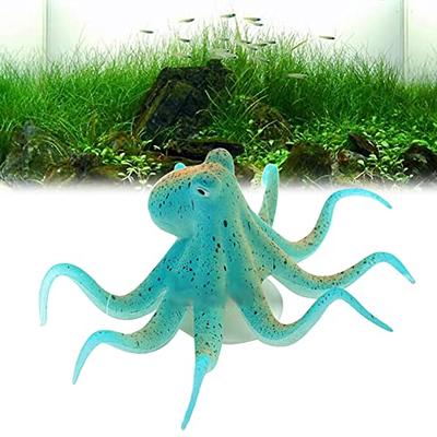 Balacoo Ocean Decor 3pcs Aquarium Octopus Decor Silicone Toys