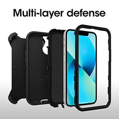 Black Rugged iPhone 12 Case  OtterBox Defender Series Case