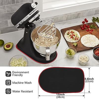 Mixer Slider Mat for KitchenAid Mixer,Mixer Mover Sliding Mat Pad Appliance  Slider Compatible With KitchenAid 4.5-5 Qt Tilt-Head Stand Mixer,Kitchen  Appliance Slider Mat 