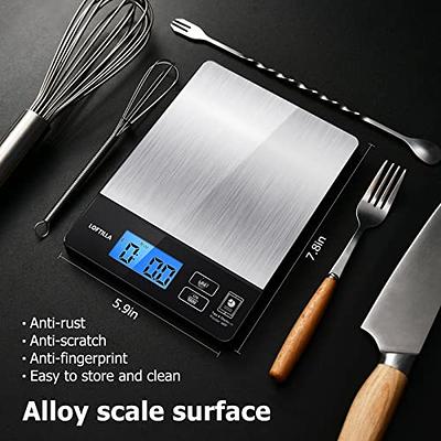 RESHY High Precision 5kg x 0.1g Lab Scale Digital Kitchen Scale Large Food Gram Scale Industrial Counting Scale Jewery Scientific Scale,for