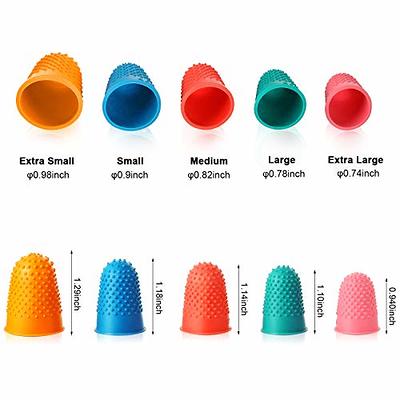 10 Pieces Rubber Finger Tips Office Rubber Thimbles Silicone Thimble  Gripper Thick Reusable Finger Protector Fingertip with a Box for Money  Counting Collating Writing Sorting in 5 Sizes and Colors - Yahoo Shopping