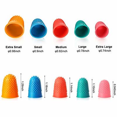  Flexible Thimble Set for Adults, THIK-Grip Thimbles, Large  (10)