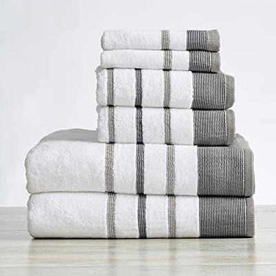 White Classic Luxury White Bath Towels Large - 700 GSM Circlet