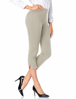 Tapata Women's Capri Dress Pants 19/20.5 Crop Office Work Pants with High  Waist Capris Slacks for Casual Summer 20.5'', Twill, Sandstone, L - Yahoo  Shopping