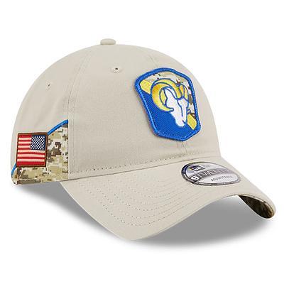 Men's Los Angeles Rams New Era Royal 2022 Sideline 9FIFTY Ink Dye