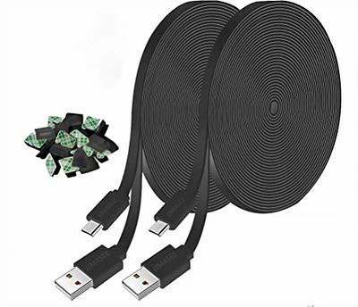 Crystal Vision 30 ft. Premium HD Wireless Camera Power Extension Cable (4-Pack)