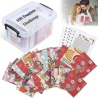 Savings Challenge Box, Cash Envelopes, Savings Challenge, 100 Envelope  Challenge, Clear Envelopes, Laminated Cash Envelopes, Budget Binder 