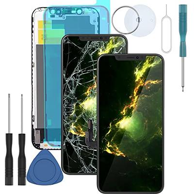 Premium for iPhone 11 Screen Replacement 6.1' 3D Touch Screen Repair Kit (Model A2111, A2223, A2221) Digitizer Display Assembly with Back Plate, Water