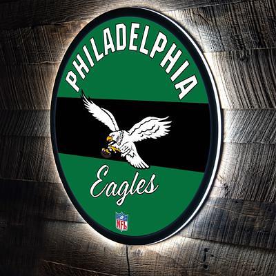 Philadelphia Eagles 23 LED Retro Logo Round Wall Sign - Yahoo