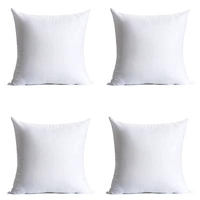 Hypoallergenic Down-Alternative Square Throw Pillow Inserts