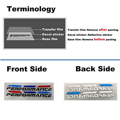 2pcs Car Door Side Skirt Stripes Stickers For Bmw E46 3 Series E30