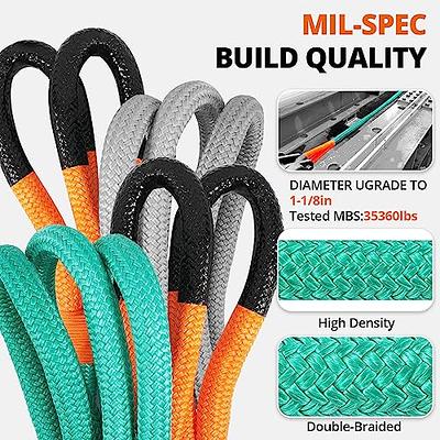 Kinetic Recovery Tow Rope 1-1/8 x20ft Offroad Snatch Strap