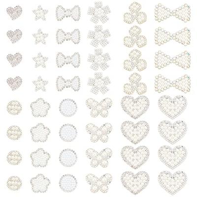 Crystal Beaded Fabric Embroidery Flower Wing Heart Strawberry
