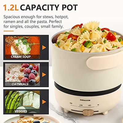 Mini Rice Cooker, Mini Ramen Cooker, Instant Hot Pot, Electric Hot Pot, 1L  Capacity Portable Pot Cooker for Steaming, Frying, Porridge, Noodles, Soup  - Yahoo Shopping
